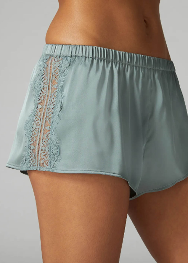 Short Simone Prle Vert Velours