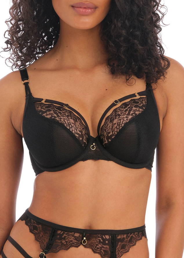 Soutien-gorge Plunge  Armatures Freya Black