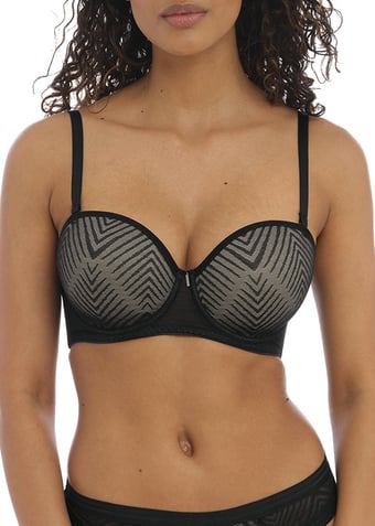 Soutien-gorge Bandeau Moul  Armatures Freya Black