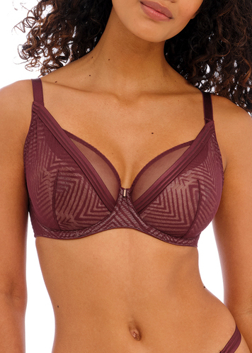 Soutien-gorge Apex Plunge  Armatures Freya Dark Cherry