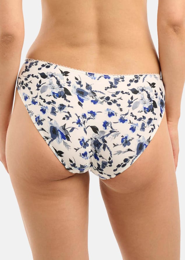 Slip Sans Complexe Imprim Ivoire Floral