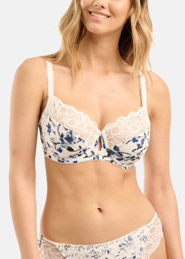 Soutien-gorge Armatures Sans Complexe Imprim Ivoire Floral