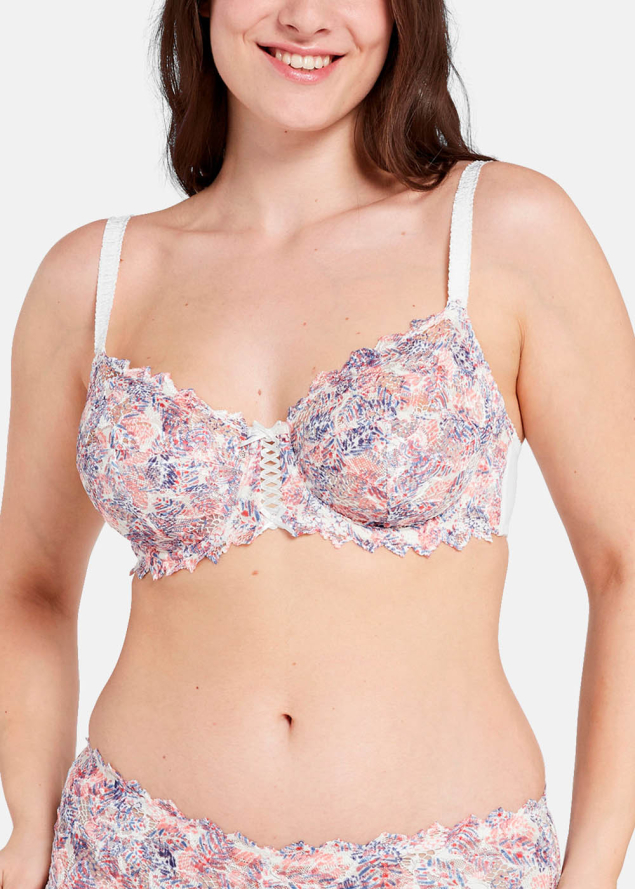 Soutien-gorge Classique Sans Complexe Imprim Feuilles Graphiques