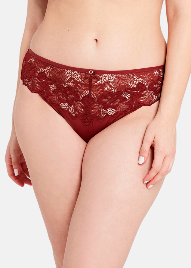 Slip Sans Complexe Rouge Cabernet