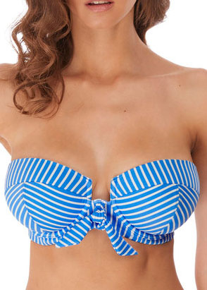 Soutien-gorge Armatures Bandeau Padd Maillots de Bain Freya  Blue moon