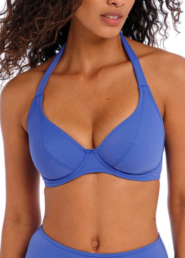 Bikini Tour de Cou  Armatures  Maillots de Bain Freya  Plain Azure