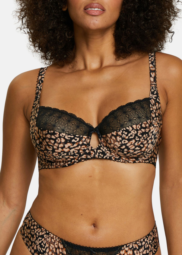 Soutien-gorge Embotant  Armatures Sans Complexe Imprim Jungle Sexy