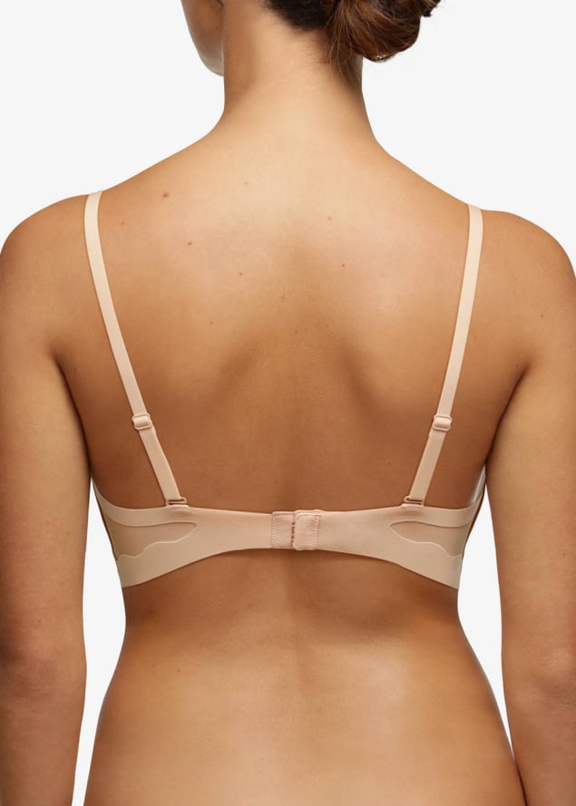 Soutien-gorge Sans Armatures Triangle Chantelle Beige Dor