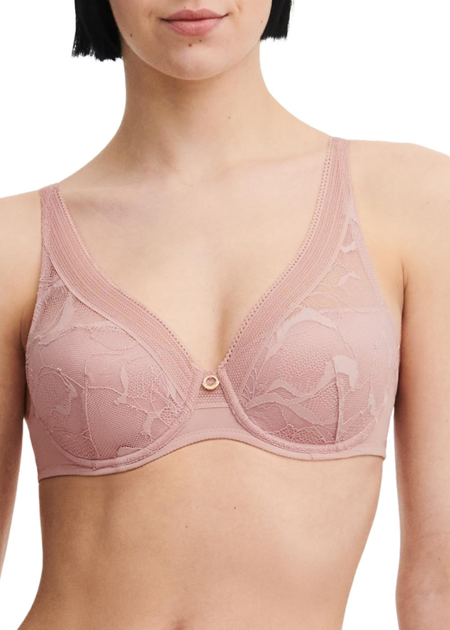 Soutien-gorge Spacer Plongeant Chantelle Rose Anglais