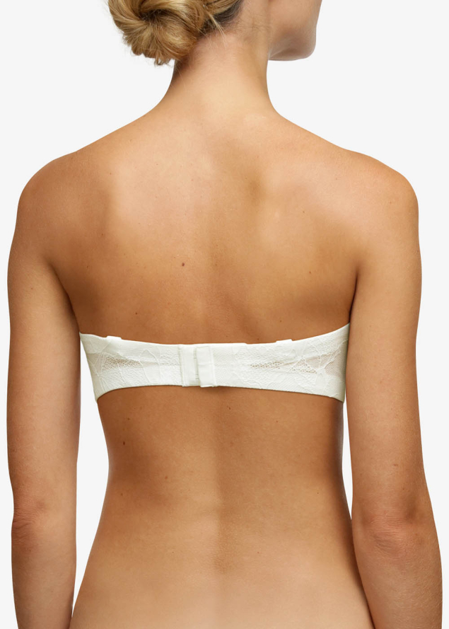 Soutien-gorge Bandeau Coque Chantelle Milk