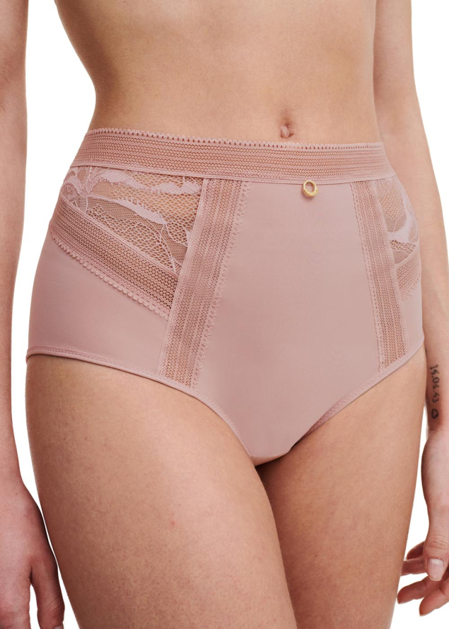 Culotte Haute Chantelle Rose Anglais