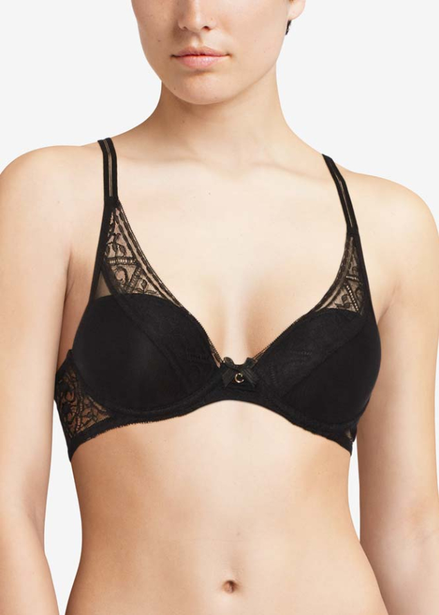 Soutien-gorge  Coques Plongeant Chantelle Noir