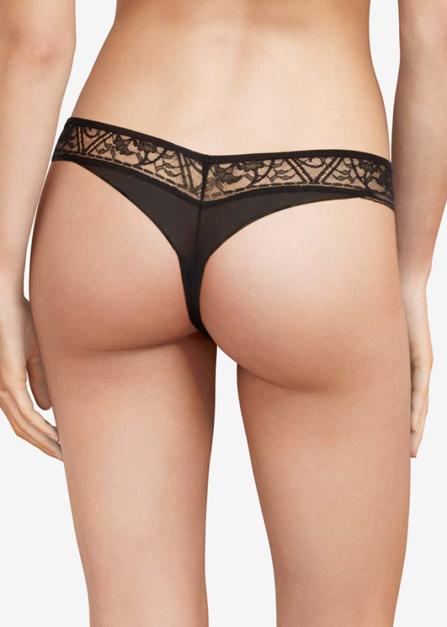 Tanga Chantelle Noir