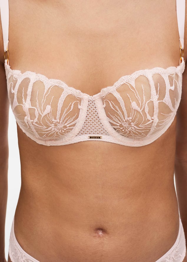 Soutien-gorge Corbeille Balconnet Chantelle Rose drage