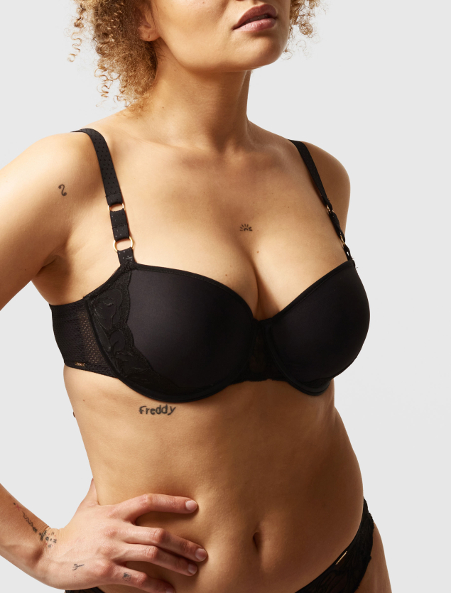 Soutien-gorge Corbeille Mmoire de forme  Armatures Chantelle Noir