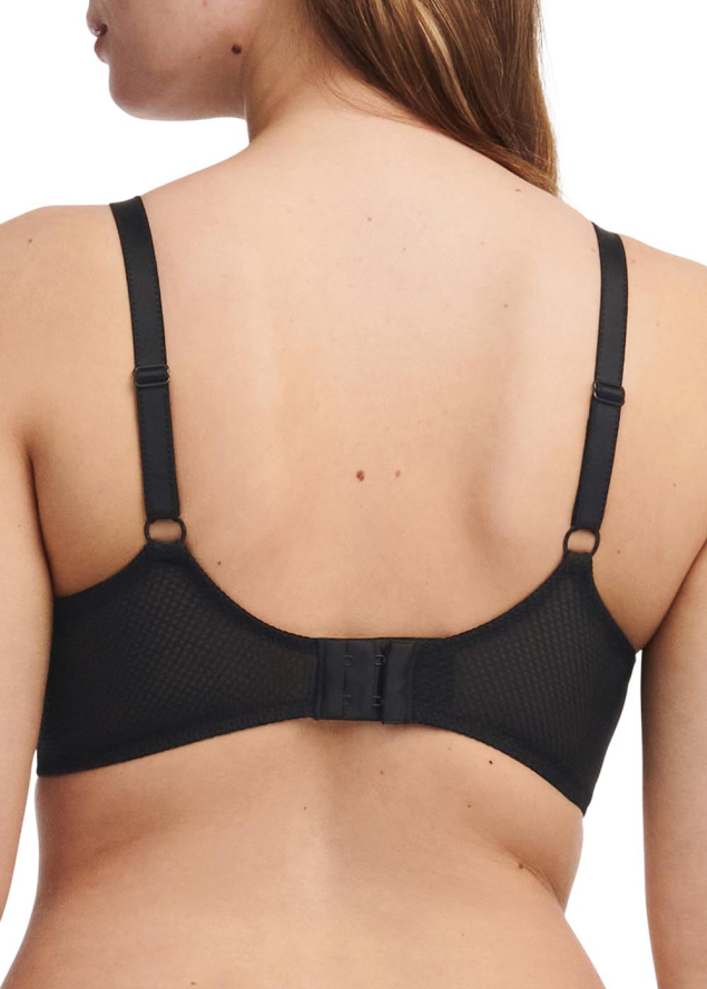 Soutien-gorge Dcollet Plongeant avec Coques et Armatures Chantelle Noir Simili