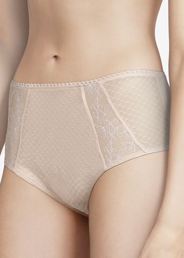 Culotte Taille Haute Chantelle Beige Dor