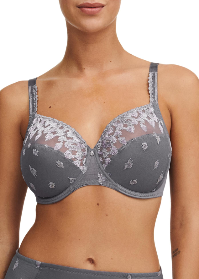 Soutien-gorge Emboitant avec Armatures Chantelle Argent Multicolore