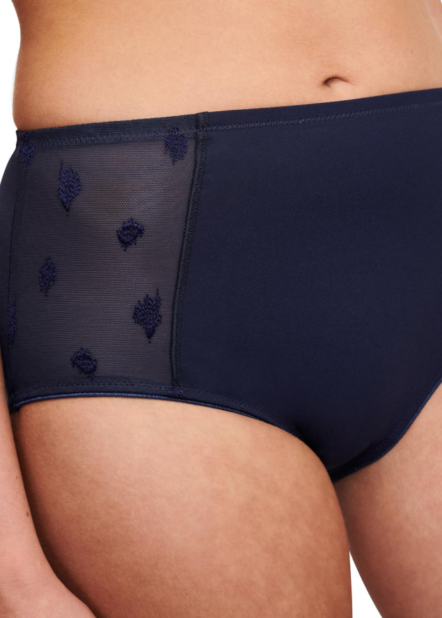 Culotte Taille Haute Chantelle Bleu camaieu