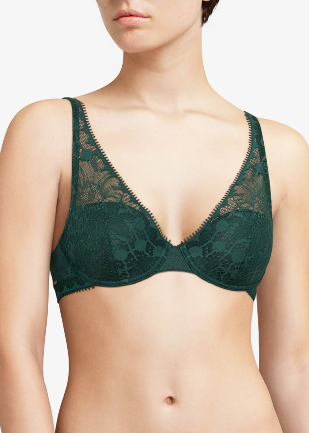 Soutien-gorge Spacer Plongeant Chantelle Vert