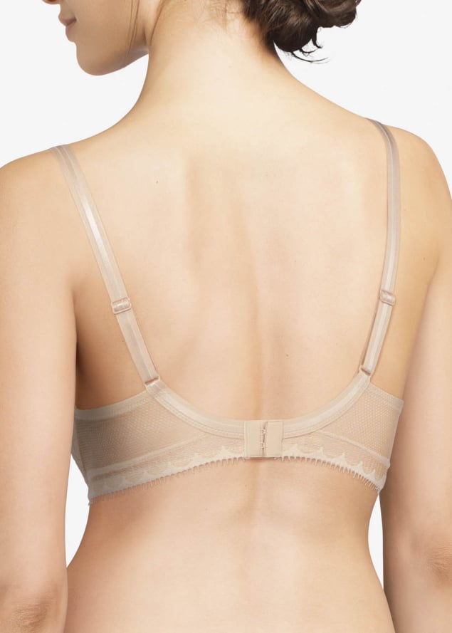 Soutien-gorge Spacer Plongeant Chantelle Beige Dor