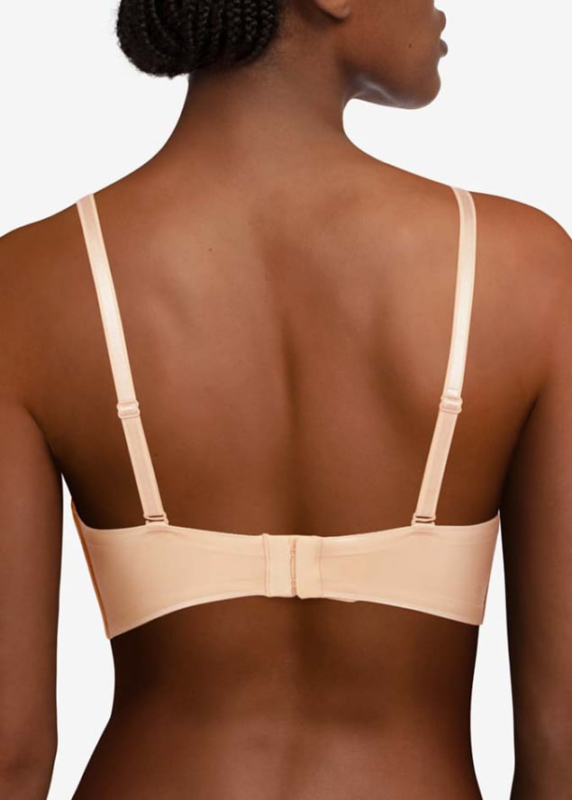 Soutien-gorge Bandeau Bretelles Amovibles Chantelle Beige Dor