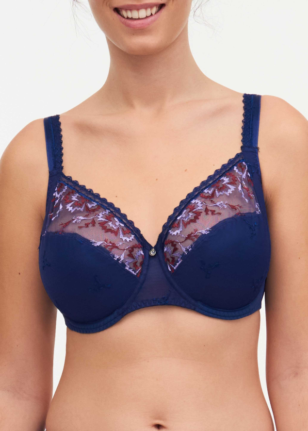 Soutien-gorge Embotant  Armatures Chantelle Bleu Danube