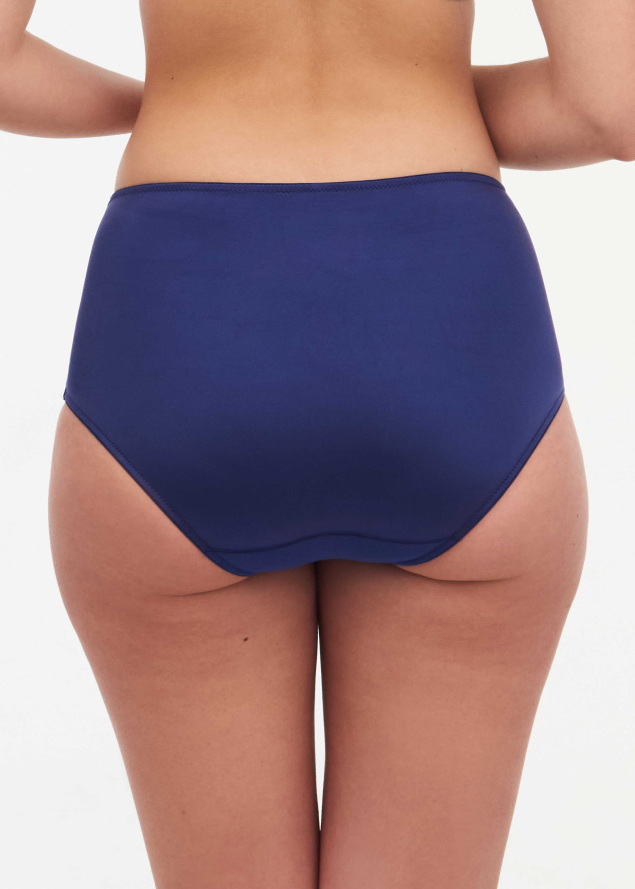 Culotte Taille Haute Chantelle Bleu Danube