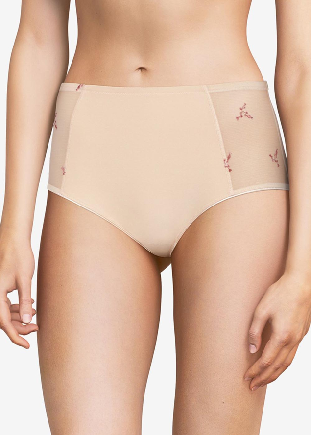 Culotte Taille Haute Chantelle Beige