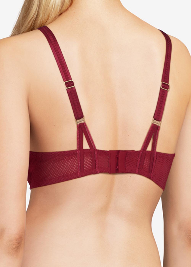 Soutien-gorge Push Up Chantelle Rouge Grenat