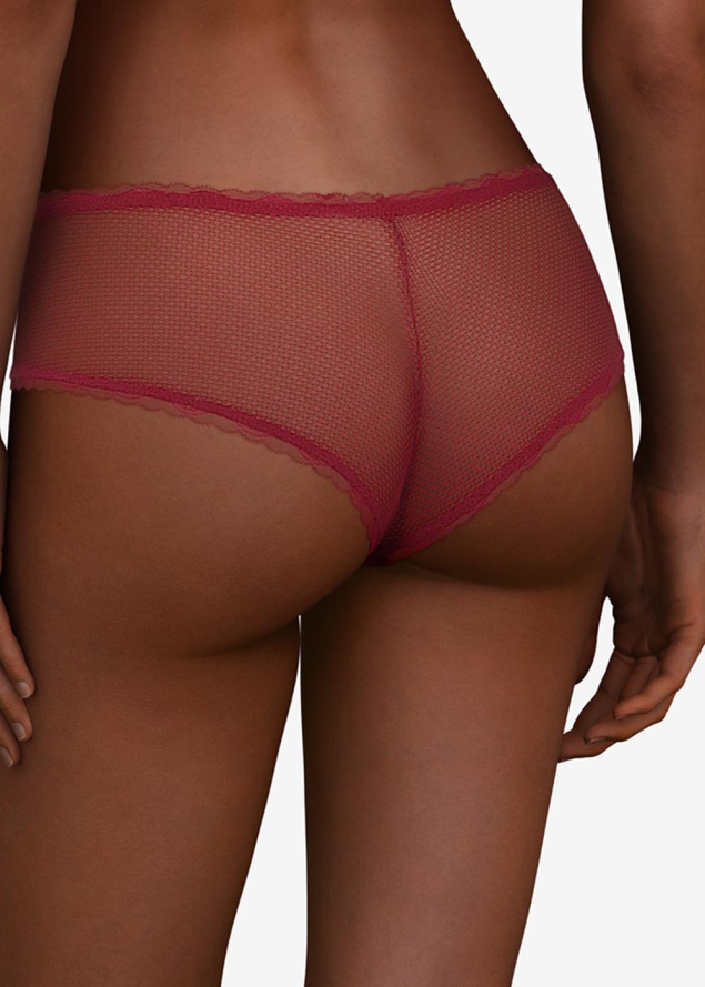 Shorty Chantelle Rouge Grenat