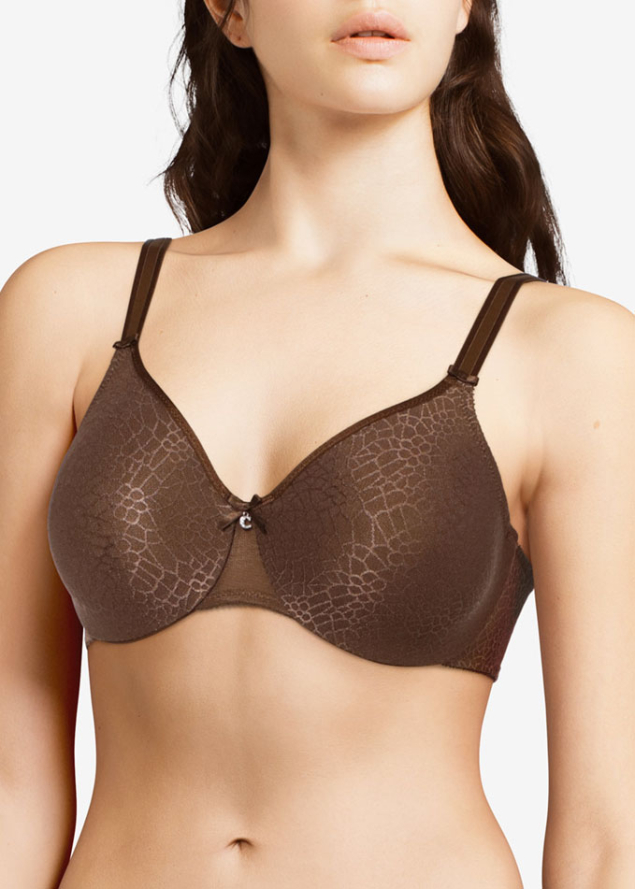 Soutien-gorge Embotant Moul  Armatures Chantelle Noyer