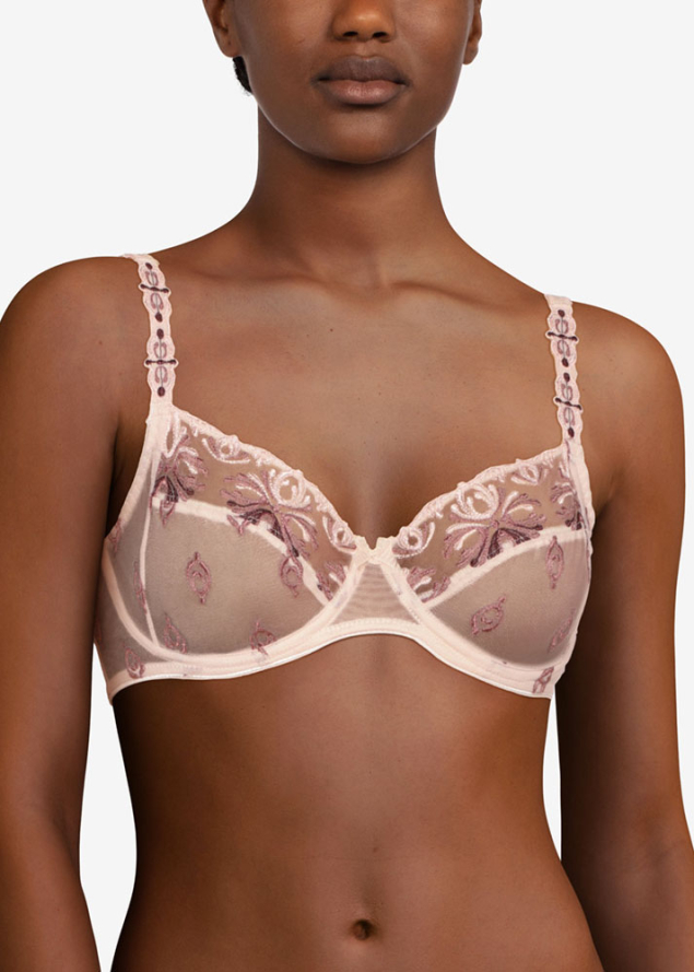 Soutien-gorge Armatures Enveloppant Chantelle Rose Perle