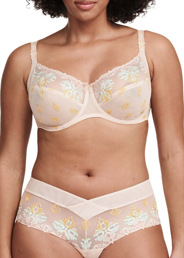 Soutien-gorge Armatures Enveloppant Chantelle Golden beige multicolor