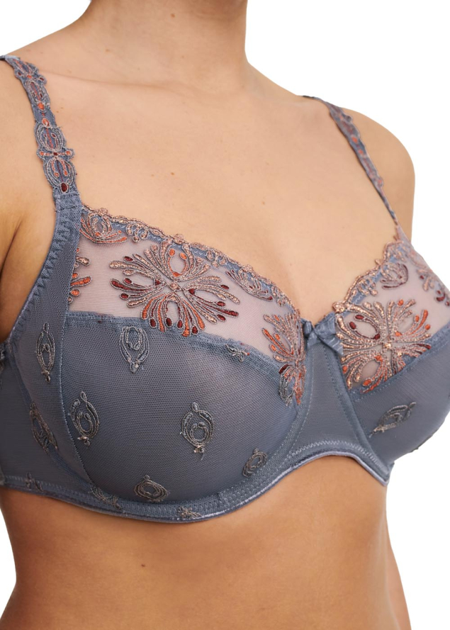 Soutien-gorge Armatures Enveloppant Chantelle Gris Ardoise