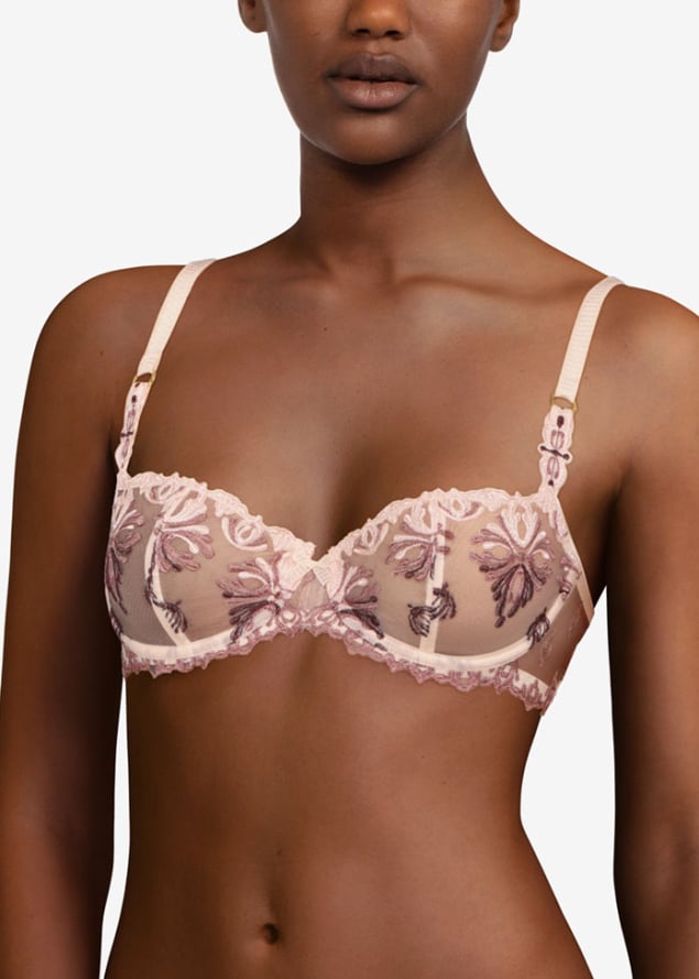 Soutien-gorge Corbeille Balconnet Chantelle Rose Perle