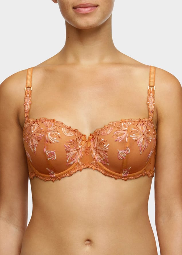 Soutien-gorge Corbeille Balconnet Chantelle Epice / Rose Multicolore