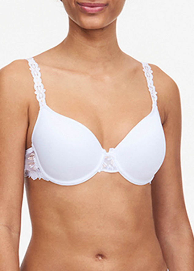 Soutien-gorge Armatures Coques Chantelle Blanc / Marron Mulitcolore