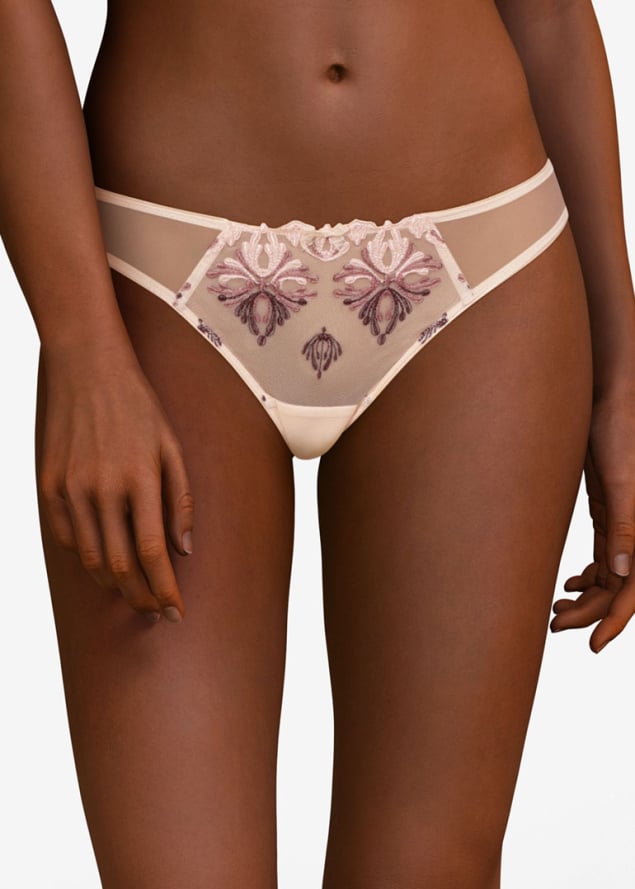 Tanga Chantelle Rose Perle