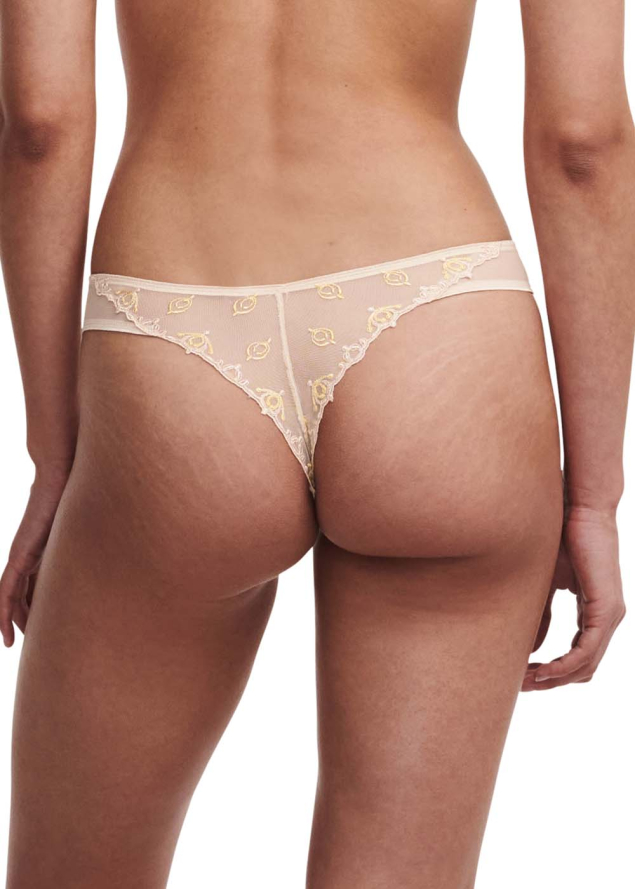 Tanga Chantelle Golden beige multicolor