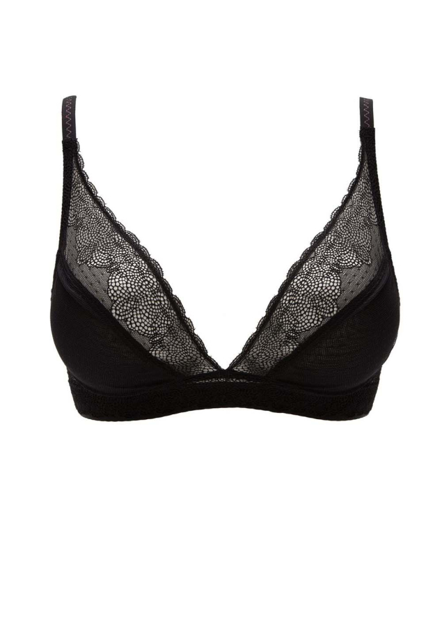 Soutien-gorge Sans Armatures Triangle Chantelle Noir