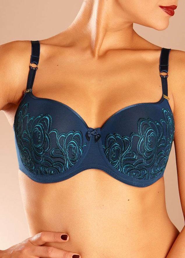 Soutien-gorge Coque Empire Chantelle Bleu Profond