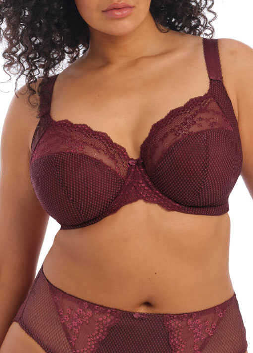 Soutien-gorge  Armatures Plunge Elomi Aubergine