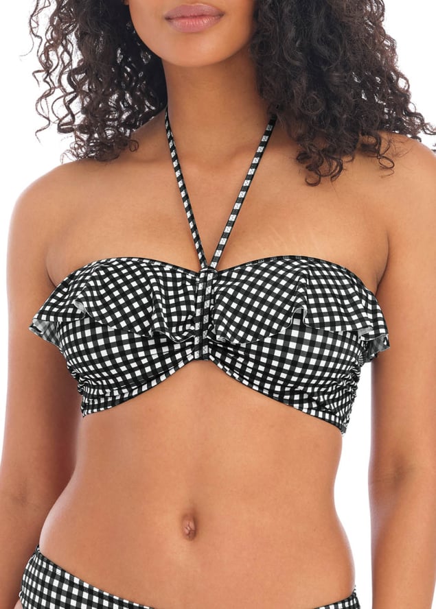 Soutien-gorge Bandeau  Armatures Maillots de Bain Freya  Monochrome