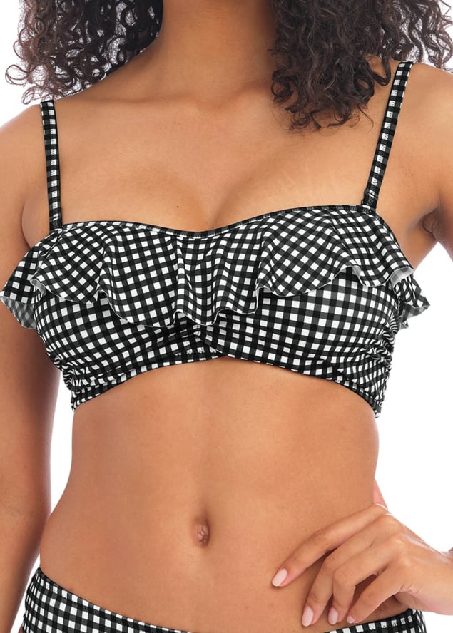 Soutien-gorge Bandeau  Armatures Maillots de Bain Freya  Monochrome