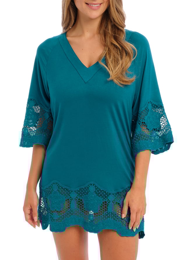 Tunique Manches Longues Maillots de Bain Fantasie 
