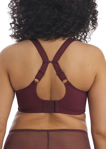 Soutien-gorge Armatures Plunge Stretch Elomi Aubergine