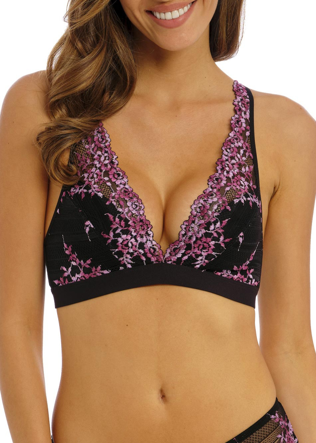 Soutien-gorge Sans Armatures Wacoal Black / Berry