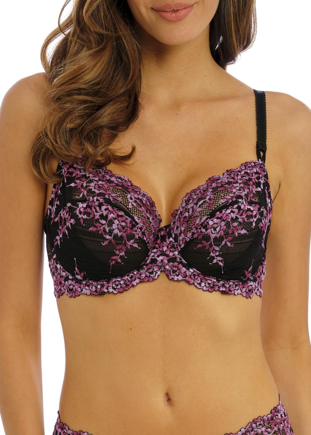 Soutien-gorge  Armatures Classique Wacoal Black / Berry