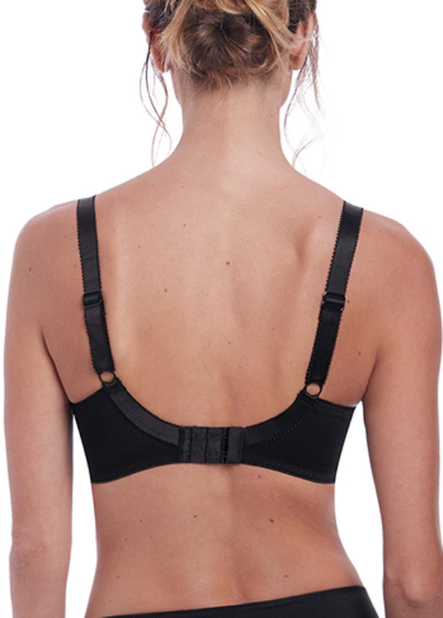 Soutien-gorge Plunge avec Renfort Latral et Armatures Fantasie Black